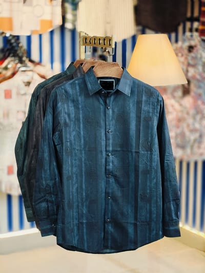 Black Pure Cotton Full sleeve Shirt_img_0