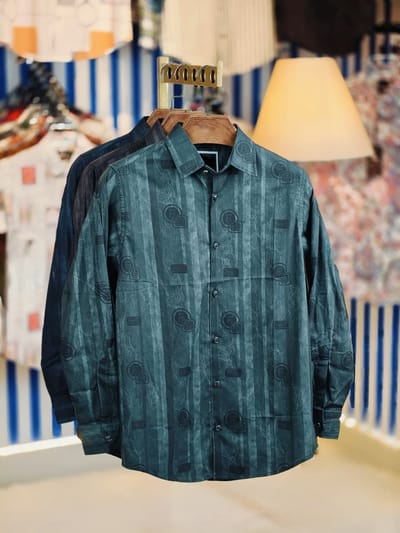 Black Pure Cotton Full sleeve Shirt_img_0