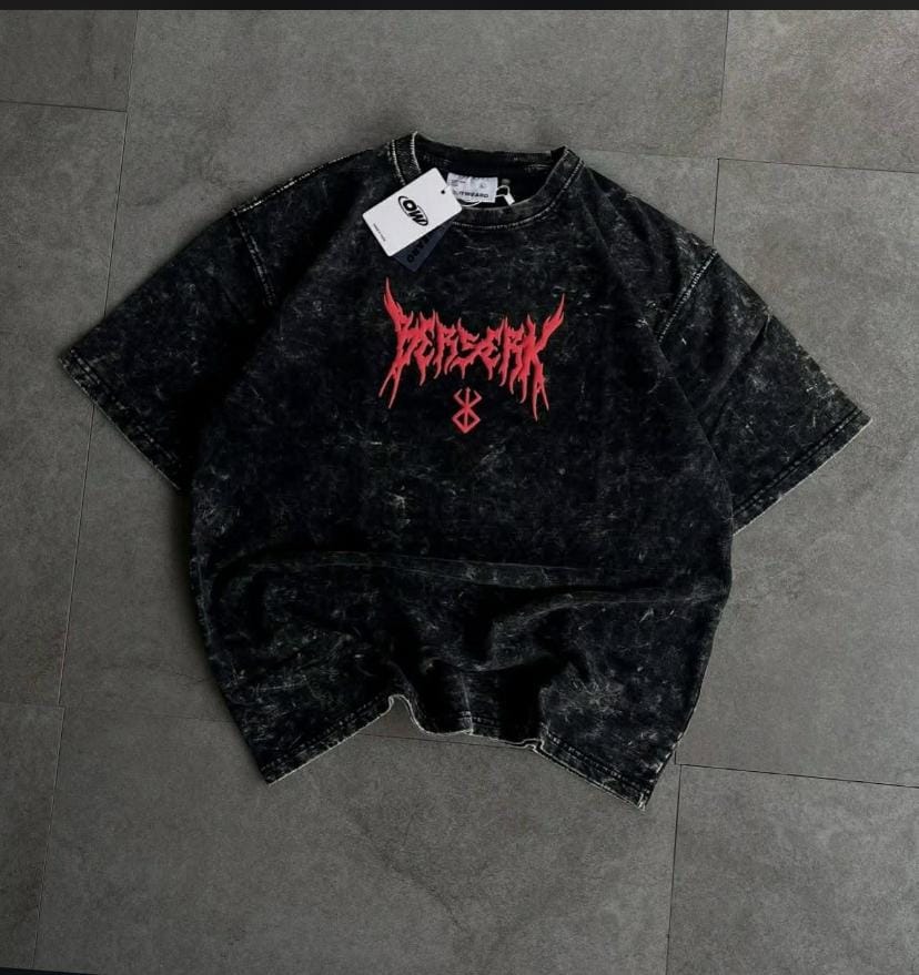 Premium Acid Wash Drop Shoulder T-Shirt