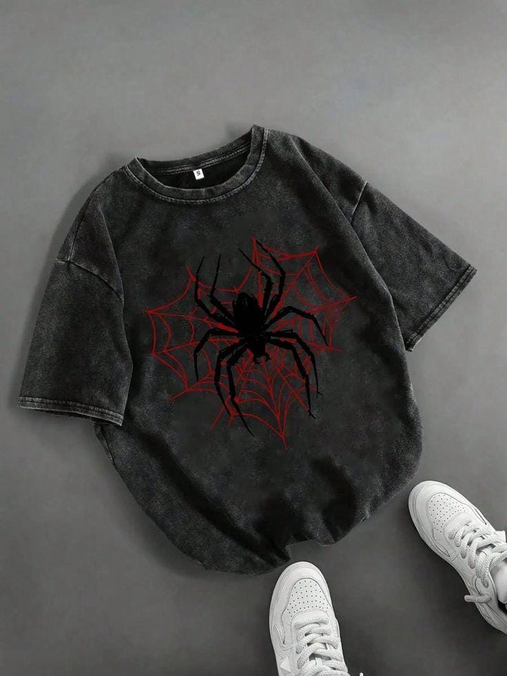 Premium Acid Wash Drop Shoulder T-Shirt