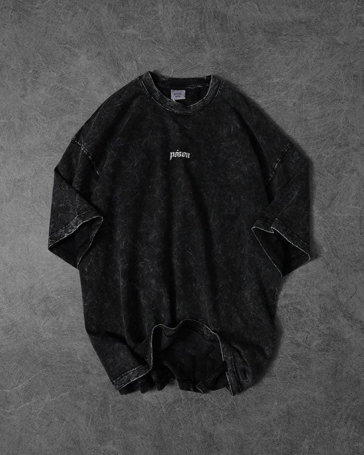 Premium Acid Wash Drop Shoulder T-Shirt