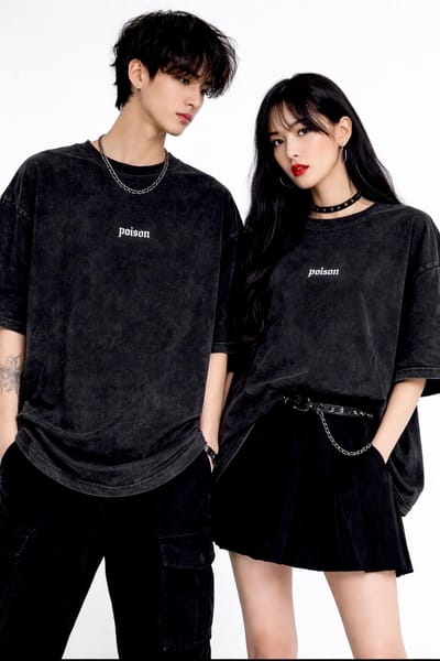 Premium Acid Wash Drop Shoulder T-Shirt_img_0
