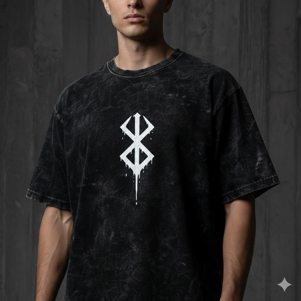 Premium Acid Wash Drop Shoulder T-Shirt