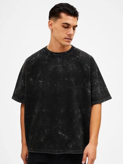 Premium Acid Wash Drop Shoulder T-Shirt_img_0