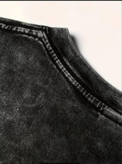 Premium Acid Wash Drop Shoulder T-Shirt_img_2