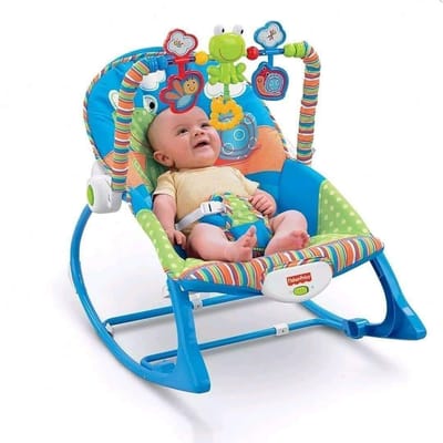 Baby Rocker with Musical Toy Bar & Vibrations_img_0
