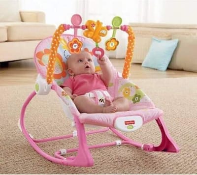Baby Rocker with Musical Toy Bar & Vibrations_img_2