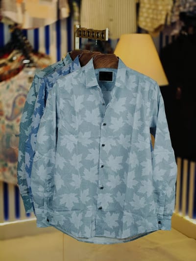 China Pure Black Magnet Cotton Full sleeve Shirt_img_0