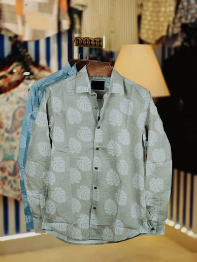 China Pure Black Magnet Cotton Full sleeve Shirt_img_0