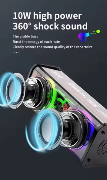 V8 RGB Transparent Bluetooth Speaker_img_4