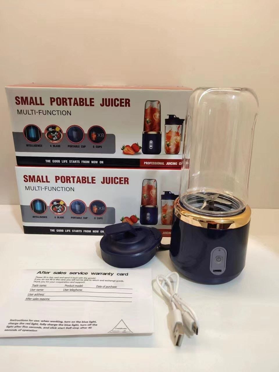 Portable Electric Blender Mini Fruit Juice Mixer