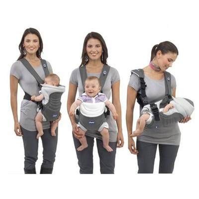 Chicco Easy Baby Carrier with 3 position carrying system Ultra Soft 3 Way position Infant Carrier baby Backpack Sling Magic carrier_img_1