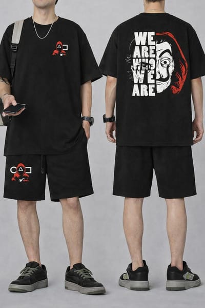 Premium Drop Shoulder T-Shirt & Pant Combo_img_0