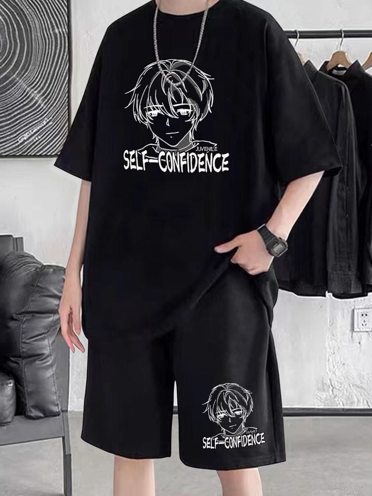 Premium Drop Shoulder T-Shirt & Pant Combo