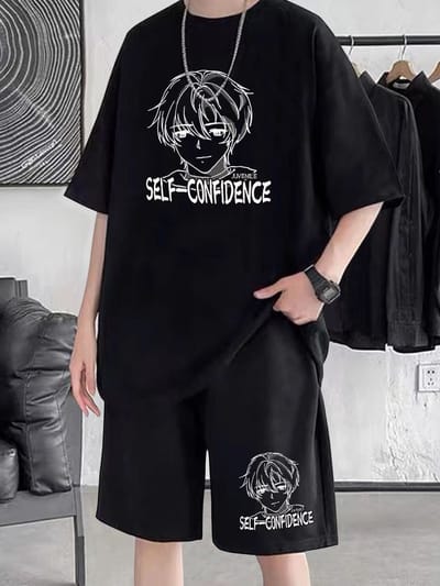 Premium Drop Shoulder T-Shirt & Pant Combo_img_0