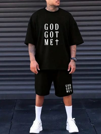 Premium Drop Shoulder T-Shirt & Pant Combo_img_0