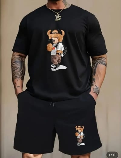Premium Drop Shoulder T-Shirt & Pant Combo_img_0