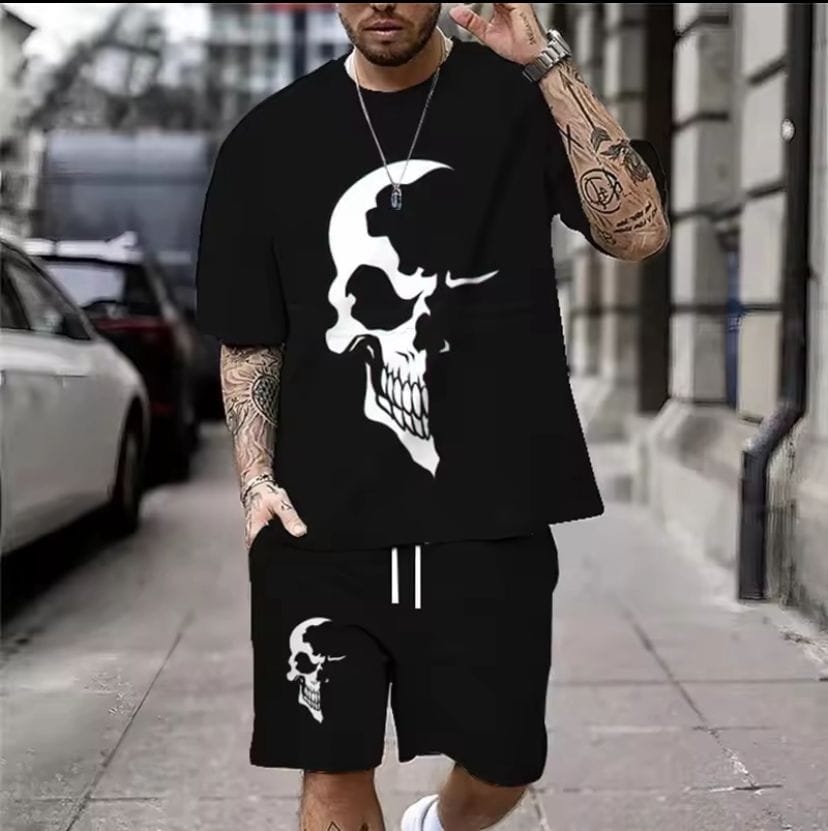 Premium Drop Shoulder T-Shirt & Pant Combo