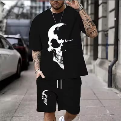 Premium Drop Shoulder T-Shirt & Pant Combo_img_0