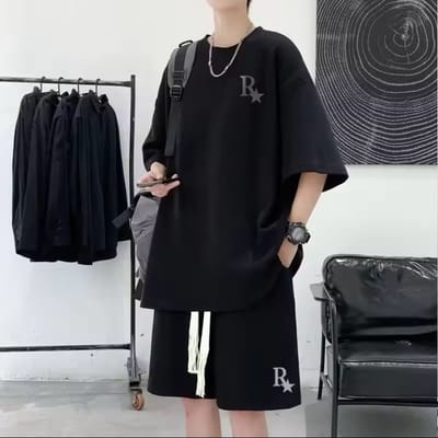 Premium Drop Shoulder T-Shirt & Pant Combo_img_0