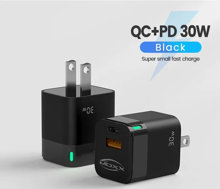 MOXX MC30 Power PD 30W Adapter Type-C & USB+A Port