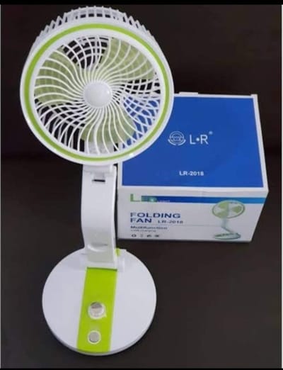 New Rechargeable Folding Table Fan with Led Light_img_0