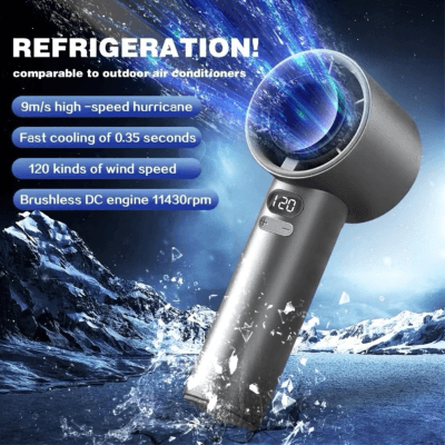 M11 Handheld Fan Portable Bladeless Mini Fan rechargeable_img_0
