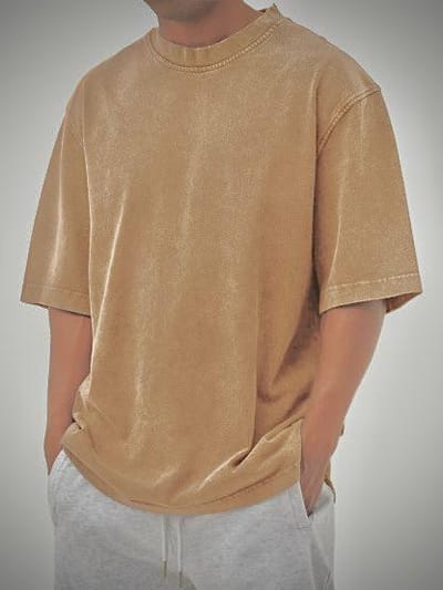 ACID WASH DROP SHOULDER T-SHIRT_img_1