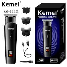 Kemei KM-1113 Hair Clipper and Beard Trimmer for Men_img_0