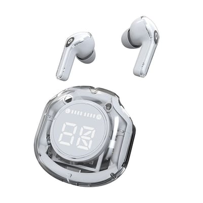 Ultrapods Pro True Wireless Earbuds with Display | Transparent Design | Bluetooth 5.3_img_1