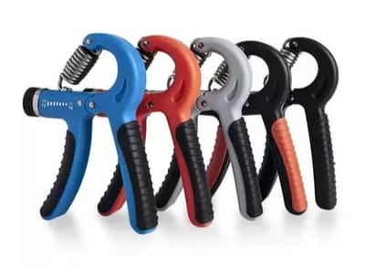 Adjustable Power Exercise Gripper Strengthener Hand Grip with Counter 5kg to 60kg Presser 1 pc_img_0