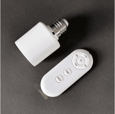 E27 Switch Lamp Holder with English Remote Control_img_3