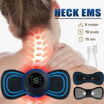 Smart Mini Neck Massager Portable Electronic Stick Double_img_0