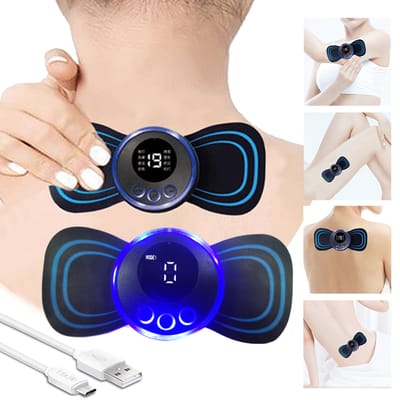 Smart Mini Neck Massager Portable Electronic Stick Double_img_1