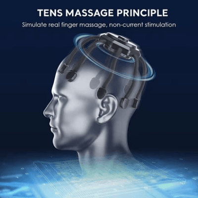 8 Heads Finger Vibrating Octopus Electric Scalp Head Massager Rechargeable Smart Vibration Spider Head Massage Tool_img_1
