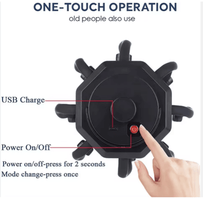 8 Heads Finger Vibrating Octopus Electric Scalp Head Massager Rechargeable Smart Vibration Spider Head Massage Tool_img_4