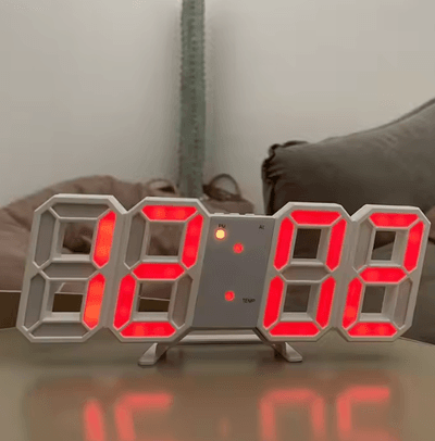 3D LED Digital Wall Clock – Modern Time Display with Alarm & Night Light_img_2