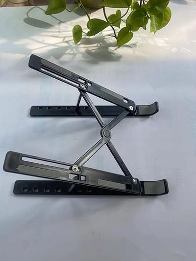 Aluminum Alloy Adjustable Portable Folding Notebook Stand Foldable Laptop Stand_img_1