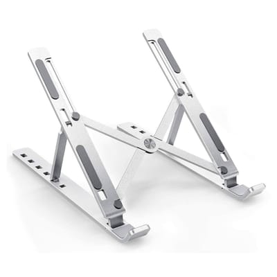 Aluminum Alloy Adjustable Portable Folding Notebook Stand Foldable Laptop Stand_img_4