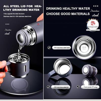 Vacuum Flask Set Drinking Water Bottle_img_2