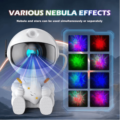 3D Astronaut Character Night Light Novelty Nebula Star Night Lamp Starry Projector Light Cheaper Price Night Lights for Kids_img_0