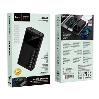 HOCO. Power Bank J144A Fast Charge 30000mAh PD Type-C 20W and 2XUSB-A with Digital Led Display ._img_2