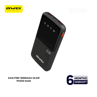 Awei P10K 10000mAh 22.5W PD Fast Charge Power Bank_img_0