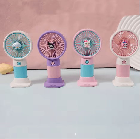 3-in-1 combo set: Hand fan + TWS wireless earbuds + digital watch