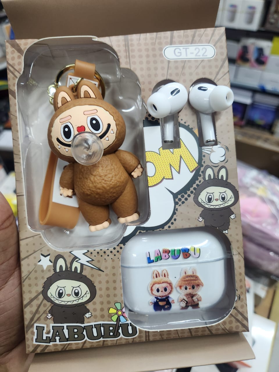 product image0 product image1 Labubu GT-23 Wireless Earbuds With Cute Cartoon Toy