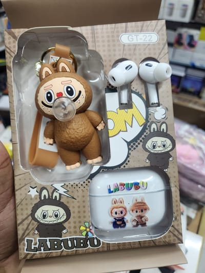 product image0 product image1 Labubu GT-23 Wireless Earbuds With Cute Cartoon Toy_img_1