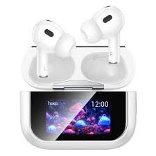 Hoco EW79 Bright ANC Touch Screen Bluetooth Earbuds – White_img_0