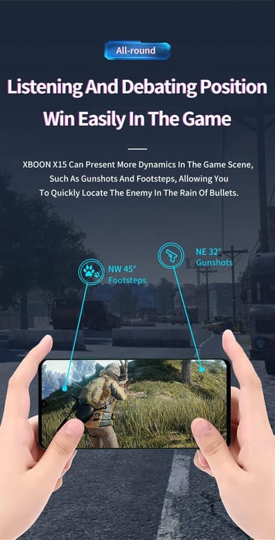 X15 TWS Wireless Earphone 5.3 bluetooth Headphone 65ms Low Latency Earbud Esport Gaming Headset Gamer_img_4