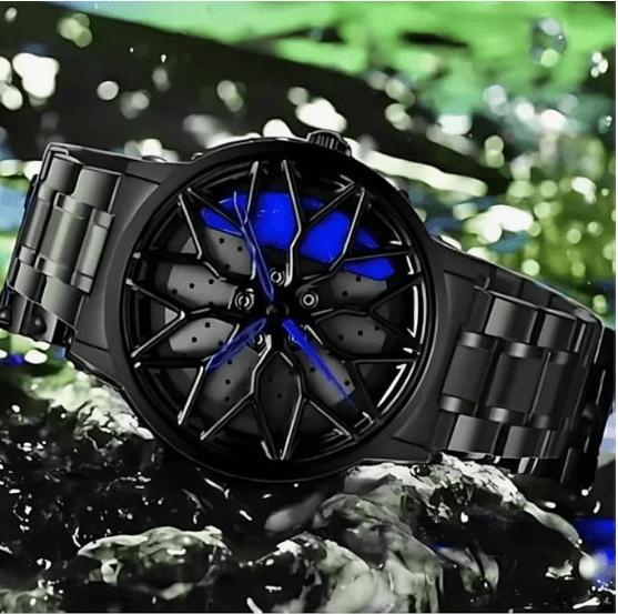 Men's Sports Watch with Racing Rim Design