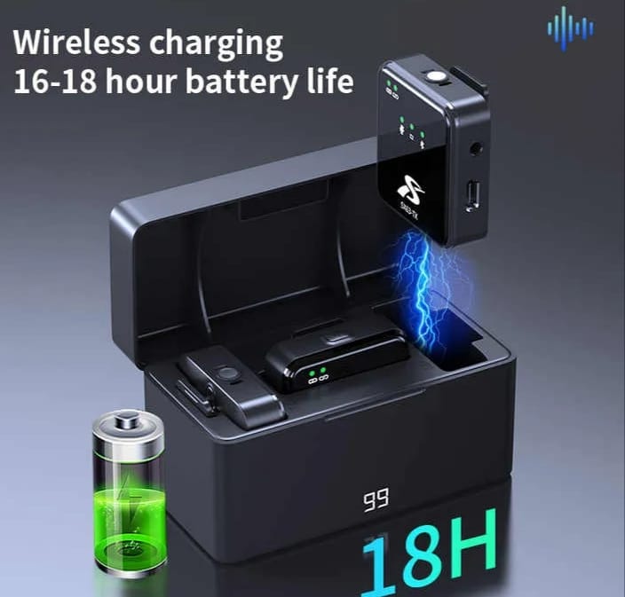 SX63 Wireless Microphone with Charging Case